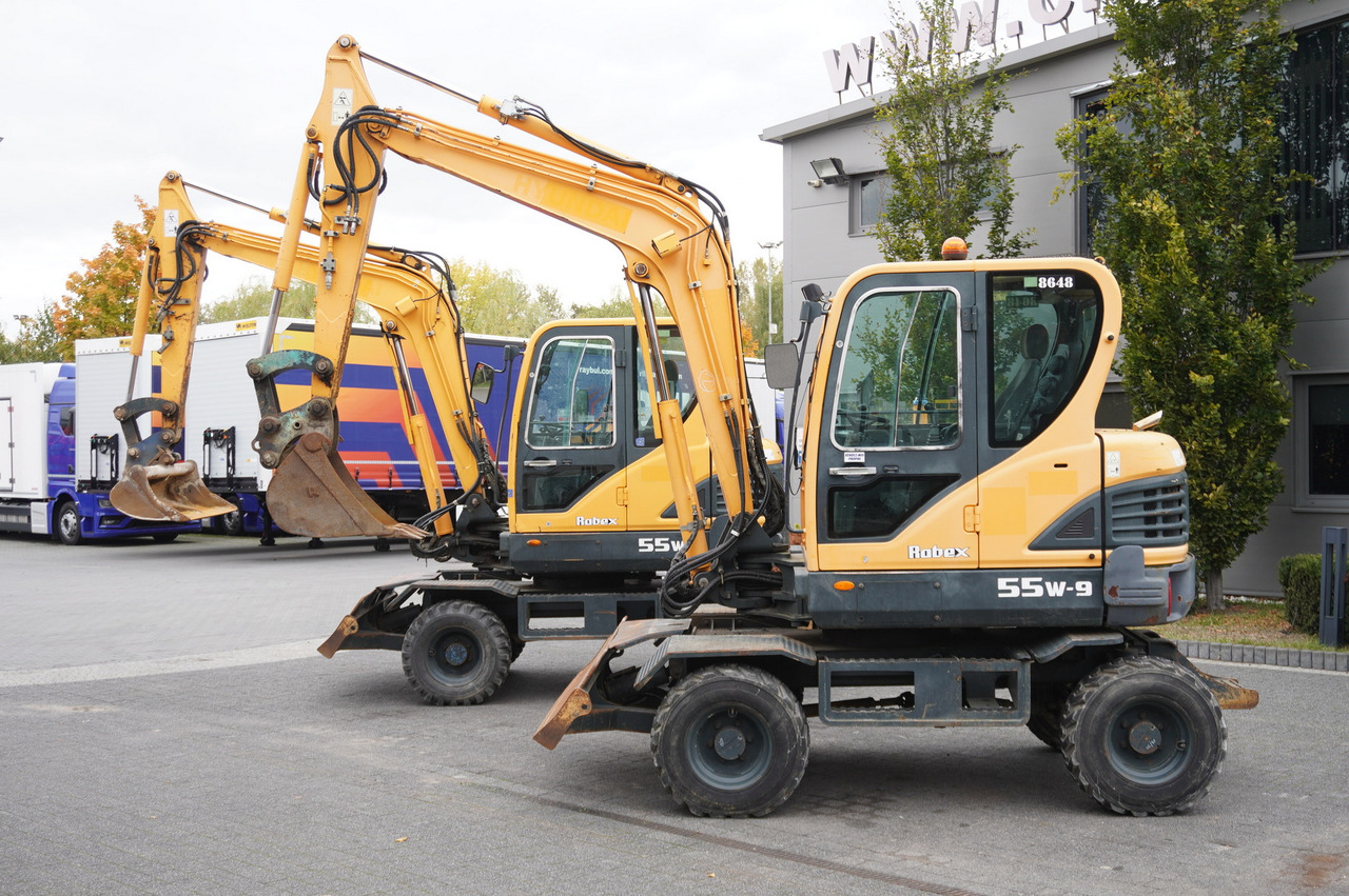 Hyundai Robex 55W-9 Wheeled Excavator 5.5t / 2pcs - מחפר: תמונה 1 Hyundai Robex 55W-9 Wheeled Excavator 5.5t / 2pcs - מחפר: תמונה 1
