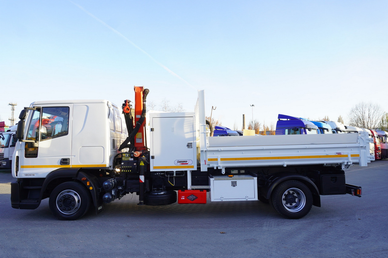 IVECO Eurocargo 120E18 Crane Palfinger / 3-way tipper / sleeper cab - משאית צד נופל/ שטוחה, משאית מנוף: תמונה 5 IVECO Eurocargo 120E18 Crane Palfinger / 3-way tipper / sleeper cab - משאית צד נופל/ שטוחה, משאית מנוף: תמונה 5