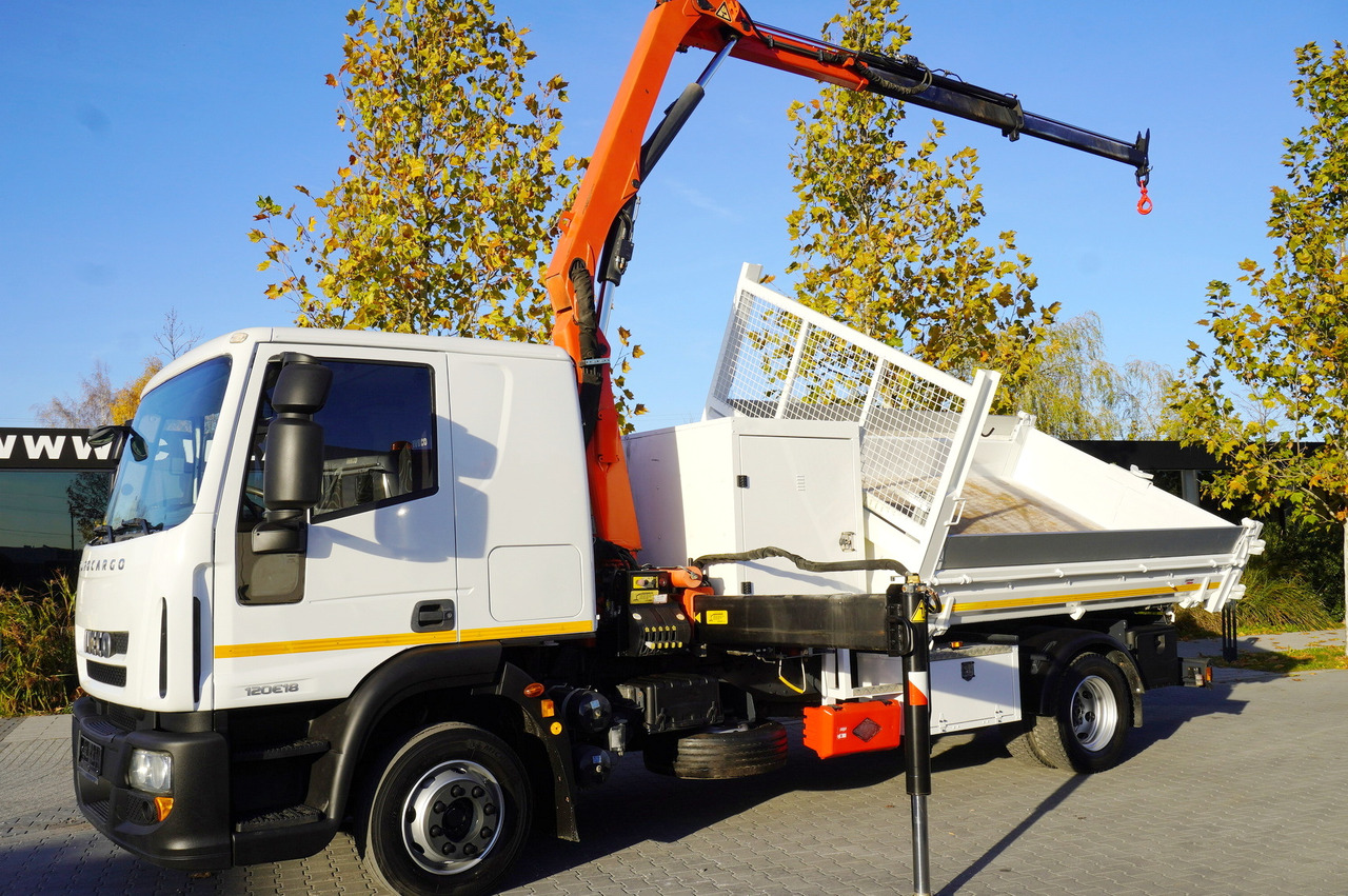 IVECO Eurocargo 120E18 Crane Palfinger / 3-way tipper / sleeper cab - משאית מנוף: תמונה 3 IVECO Eurocargo 120E18 Crane Palfinger / 3-way tipper / sleeper cab - משאית מנוף: תמונה 3