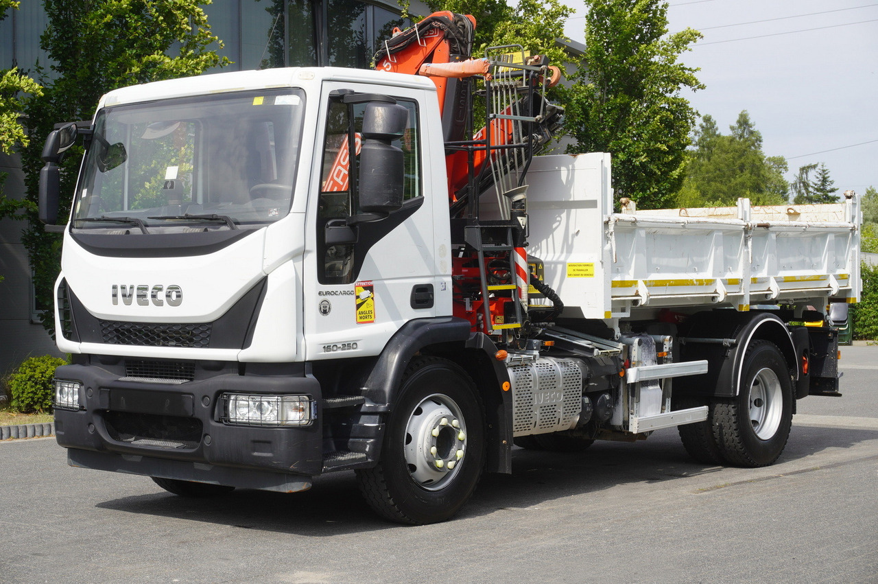 IVECO Eurocargo 160-250 / Fassi F95 crane / 120 tho. km / 3-sided tipper - משאית מנוף: תמונה 3 IVECO Eurocargo 160-250 / Fassi F95 crane / 120 tho. km / 3-sided tipper - משאית מנוף: תמונה 3