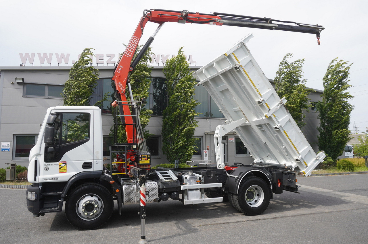 IVECO Eurocargo 160-250 / Fassi F95 crane / 120 tho. km / 3-sided tipper - מזהיר, משאית מנוף: תמונה 4 IVECO Eurocargo 160-250 / Fassi F95 crane / 120 tho. km / 3-sided tipper - מזהיר, משאית מנוף: תמונה 4