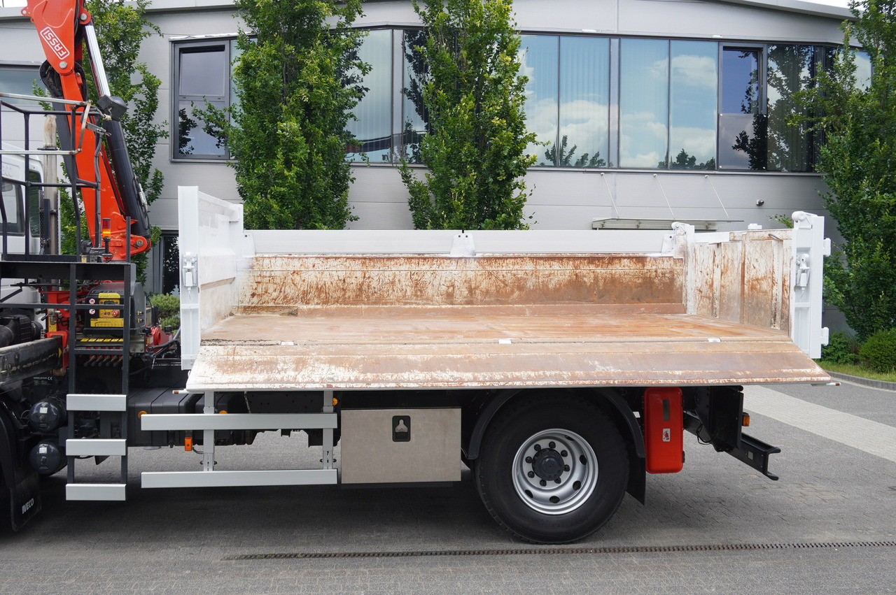 משאית צד נופל/ שטוחה, משאית מנוף IVECO Eurocargo 160E22 EEV Dump truck / Bortmatic / Crane FASSI F95A.0.22: תמונה 16