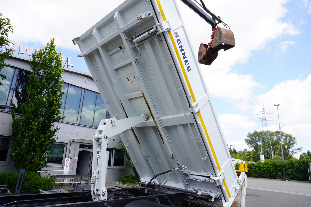 משאית צד נופל/ שטוחה, משאית מנוף IVECO Eurocargo 160E22 EEV Dump truck / Bortmatic / Crane FASSI F95A.0.22: תמונה 21