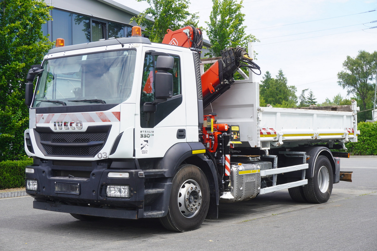 IVECO STRALIS 330 E6 / FASSI 195A 8.5 T / 3-side tipper - משאית מנוף: תמונה 2 IVECO STRALIS 330 E6 / FASSI 195A 8.5 T / 3-side tipper - משאית מנוף: תמונה 2