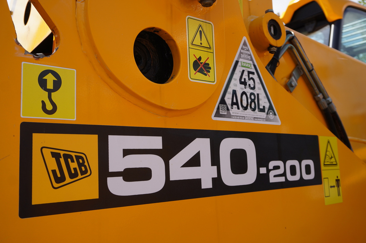 JCB 540-200 Telescopic Loader / 20 m reach / joystick / 2 units - מעמיס גלגלים טלסקופי: תמונה 5 JCB 540-200 Telescopic Loader / 20 m reach / joystick / 2 units - מעמיס גלגלים טלסקופי: תמונה 5