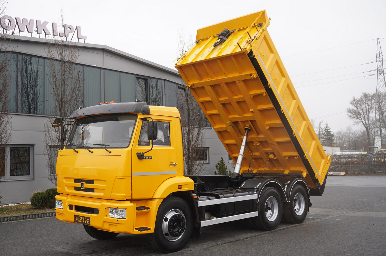 KAMAZ T2530 E5 6×4 / 3-sided tipper - מזהיר, משאית מנוף: תמונה 1 KAMAZ T2530 E5 6×4 / 3-sided tipper - מזהיר, משאית מנוף: תמונה 1