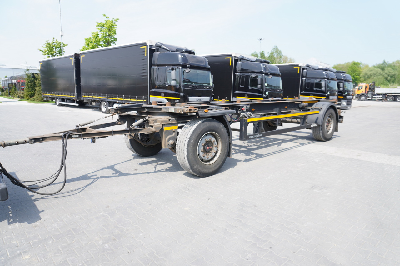 KOGEL AWE 18, two-axle, BDF, 7.5m chassis , air suspension, SAF axles - קרון נגרר שלדה: תמונה 2 KOGEL AWE 18, two-axle, BDF, 7.5m chassis , air suspension, SAF axles - קרון נגרר שלדה: תמונה 2