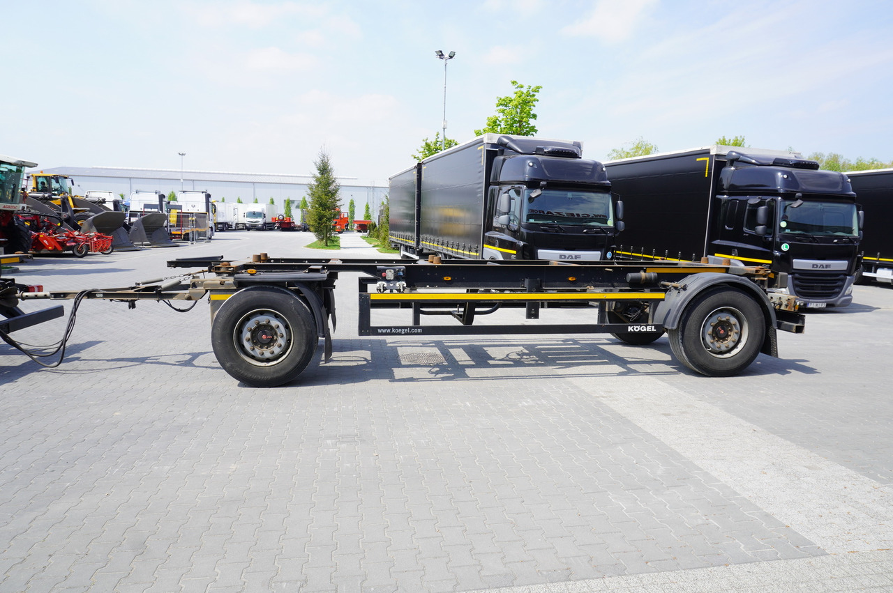 KOGEL AWE 18, two-axle, BDF, 7.5m chassis , air suspension, SAF axles - קרון נגרר שלדה: תמונה 3 KOGEL AWE 18, two-axle, BDF, 7.5m chassis , air suspension, SAF axles - קרון נגרר שלדה: תמונה 3