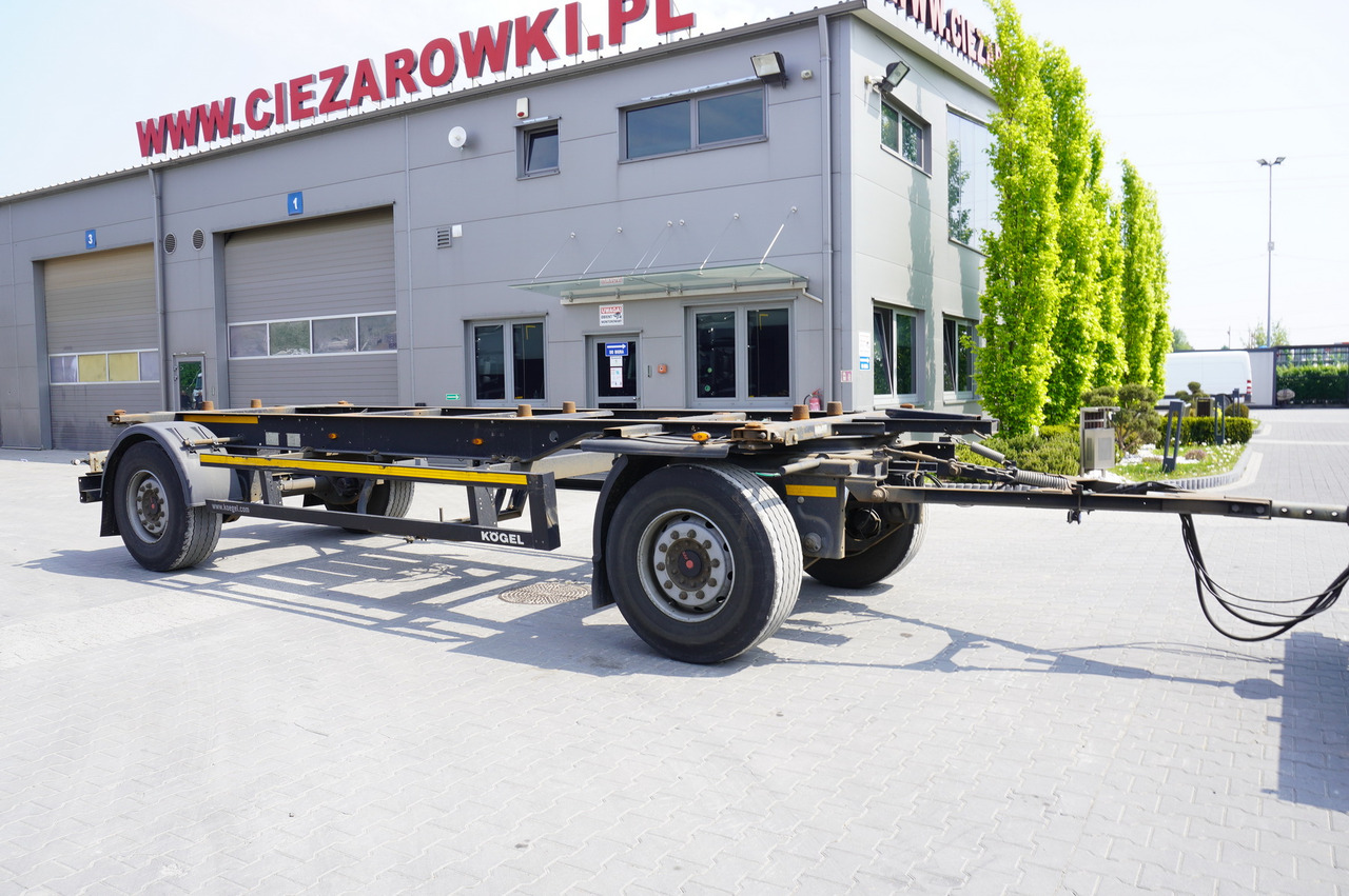 KOGEL AWE 18, two-axle, BDF, 7.5m chassis , air suspension, SAF axles - קרון נגרר שלדה: תמונה 1 KOGEL AWE 18, two-axle, BDF, 7.5m chassis , air suspension, SAF axles - קרון נגרר שלדה: תמונה 1
