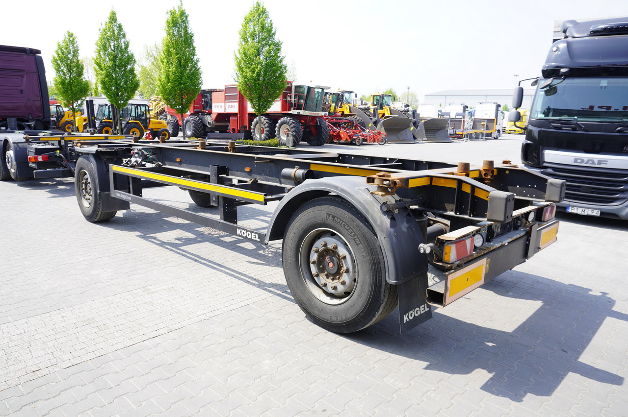 KOGEL AWE 18, two-axle, BDF, 7.5m chassis , air suspension, SAF axles - קרון נגרר שלדה: תמונה 4 KOGEL AWE 18, two-axle, BDF, 7.5m chassis , air suspension, SAF axles - קרון נגרר שלדה: תמונה 4