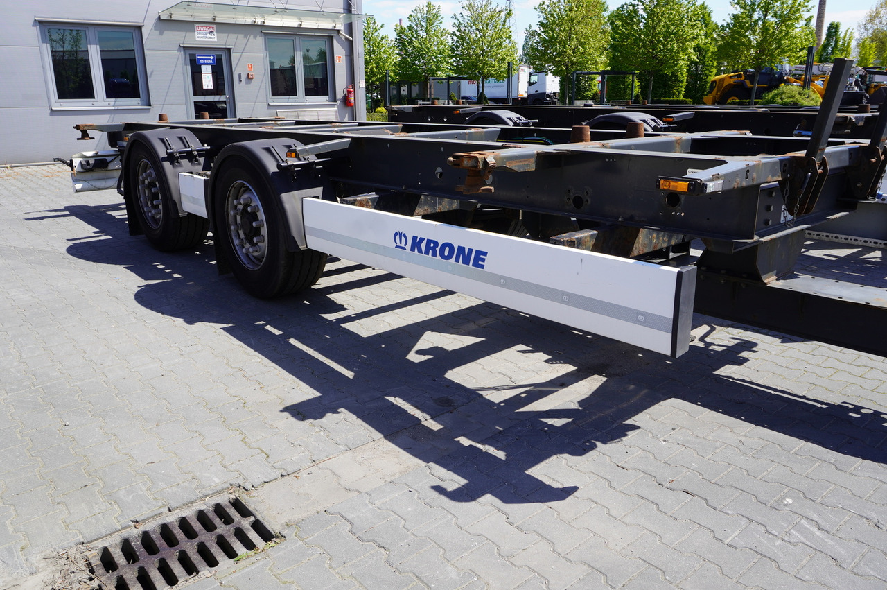 KRONE BDF / 18 t - קרון נגרר שלדה: תמונה 4 KRONE BDF / 18 t - קרון נגרר שלדה: תמונה 4