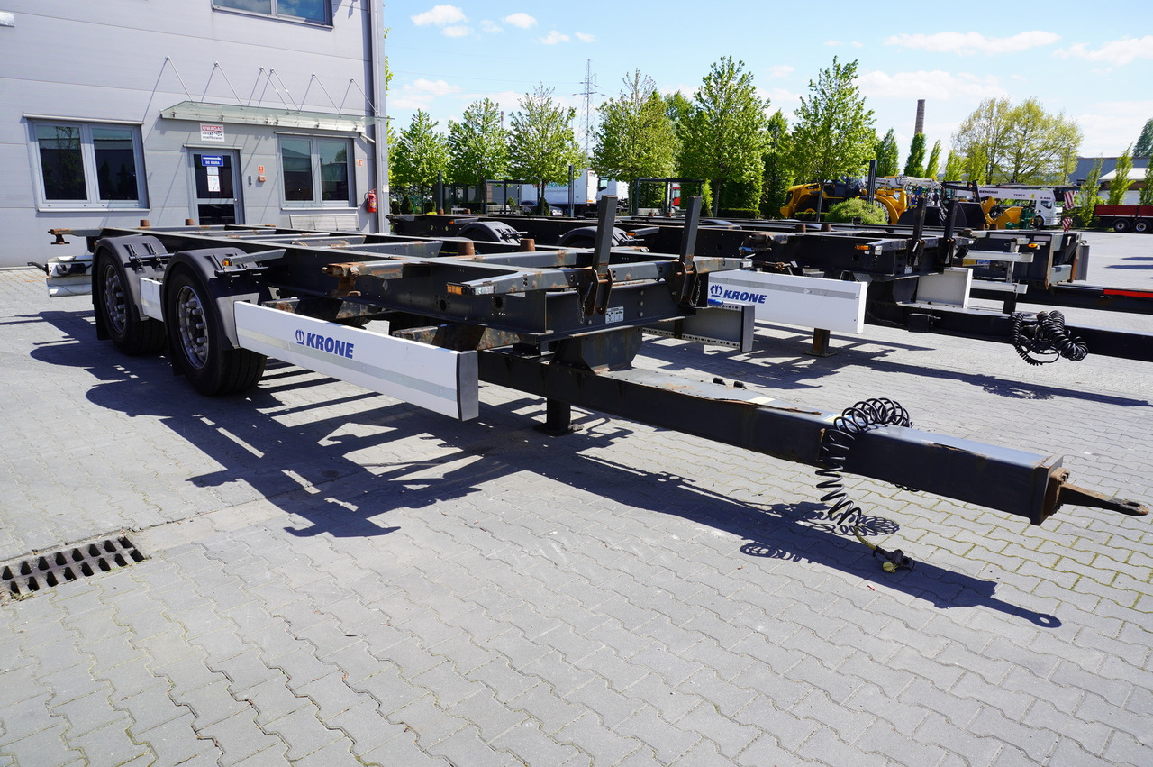 KRONE BDF / 18 t - קרון נגרר שלדה: תמונה 1 KRONE BDF / 18 t - קרון נגרר שלדה: תמונה 1