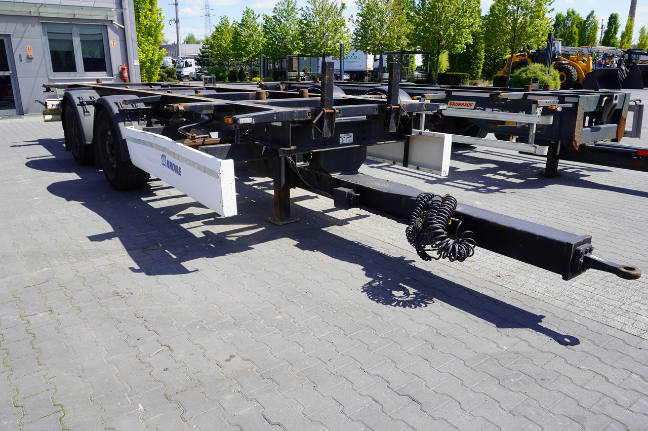 KRONE BDF / 18 t - קרון נגרר שלדה: תמונה 1 KRONE BDF / 18 t - קרון נגרר שלדה: תמונה 1