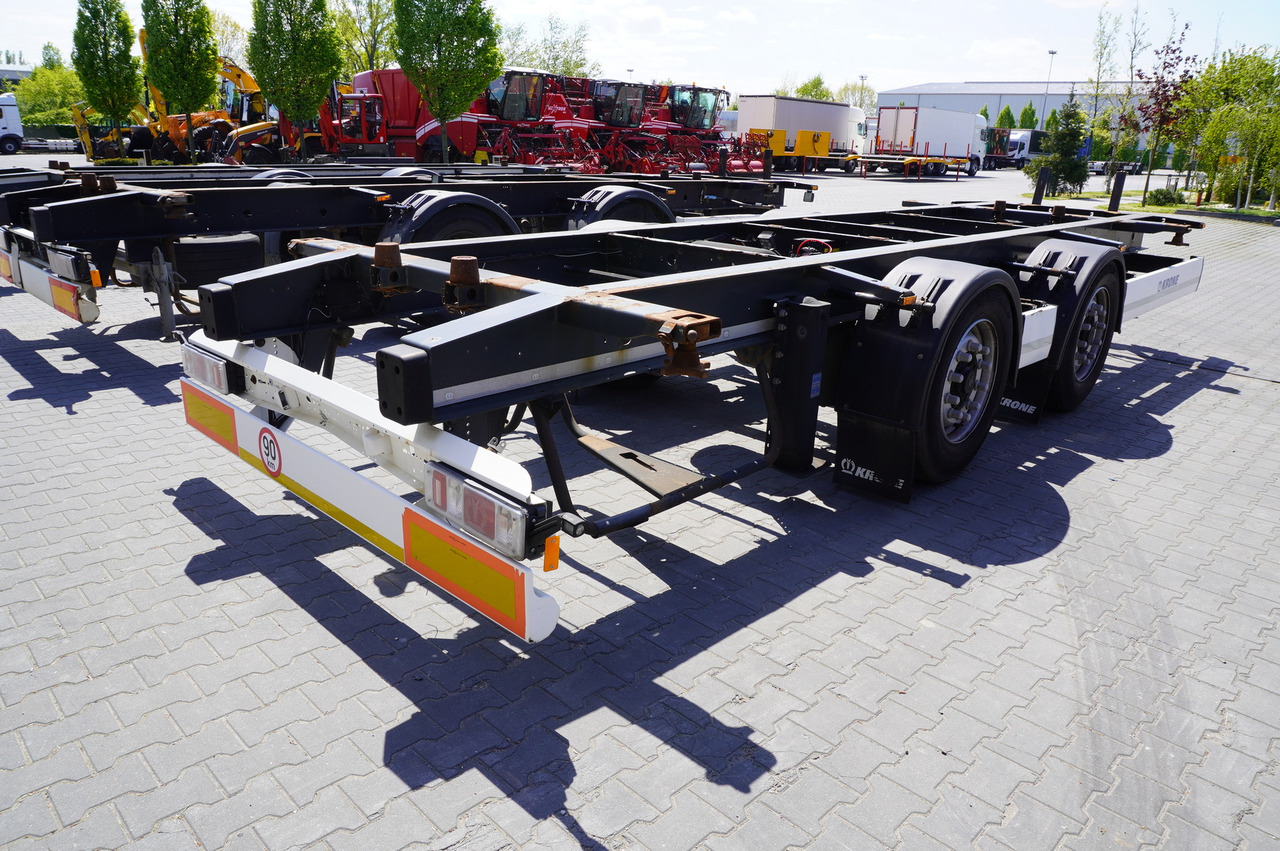 KRONE BDF / 18 t - קרון נגרר שלדה: תמונה 5 KRONE BDF / 18 t - קרון נגרר שלדה: תמונה 5