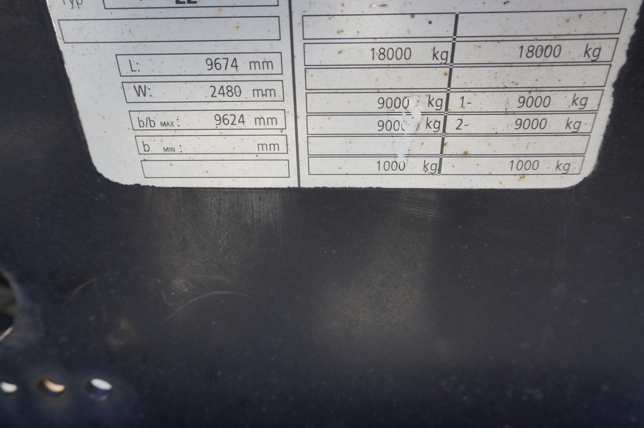 קרון נגרר שלדה KRONE BDF / 18 t: תמונה 8 קרון נגרר שלדה KRONE BDF / 18 t: תמונה 8