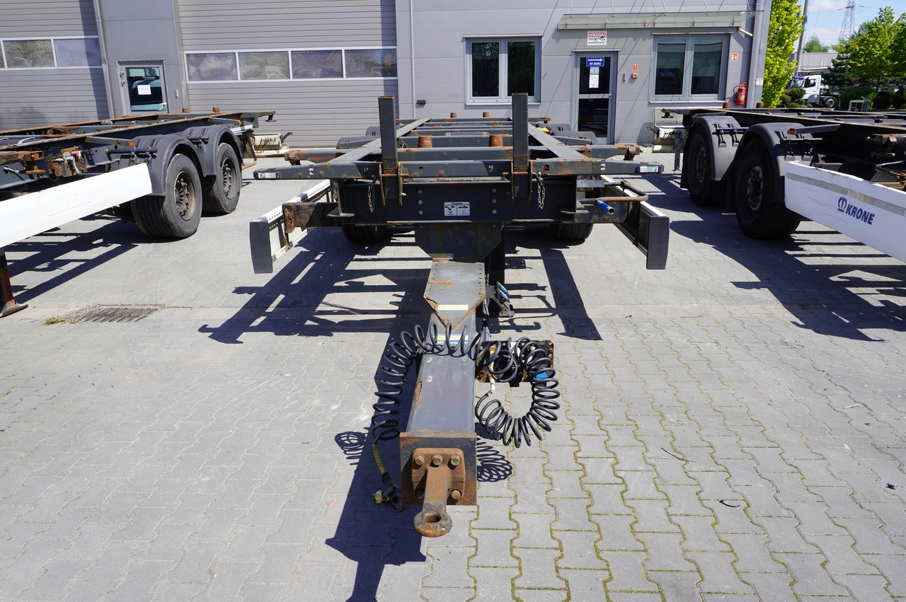 KRONE BDF / 18 t - קרון נגרר שלדה: תמונה 3 KRONE BDF / 18 t - קרון נגרר שלדה: תמונה 3