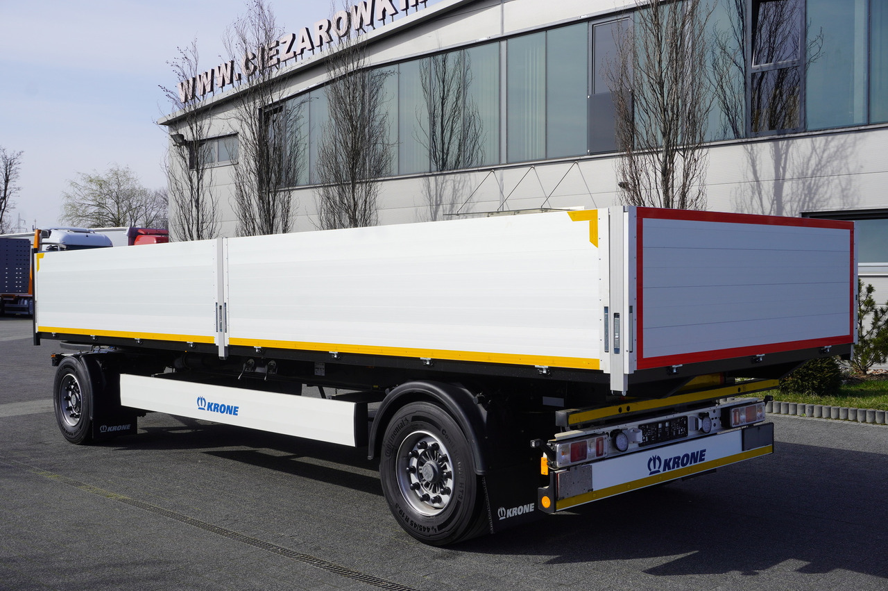 KRONE Construction trailer / Flatbed 18 pallets / NEW year 2024 - קרון נגרר צד נופל/ שטוח: תמונה 4 KRONE Construction trailer / Flatbed 18 pallets / NEW year 2024 - קרון נגרר צד נופל/ שטוח: תמונה 4