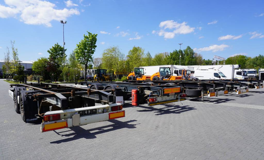 קרון נגרר מוביל מכולות/ החלפת גוף KRONE Trailer Krone BDF / 18 t: תמונה 6