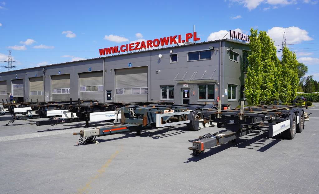 KRONE Trailer Krone BDF / 18 t - קרון נגרר מוביל מכולות/ החלפת גוף: תמונה 2 KRONE Trailer Krone BDF / 18 t - קרון נגרר מוביל מכולות/ החלפת גוף: תמונה 2