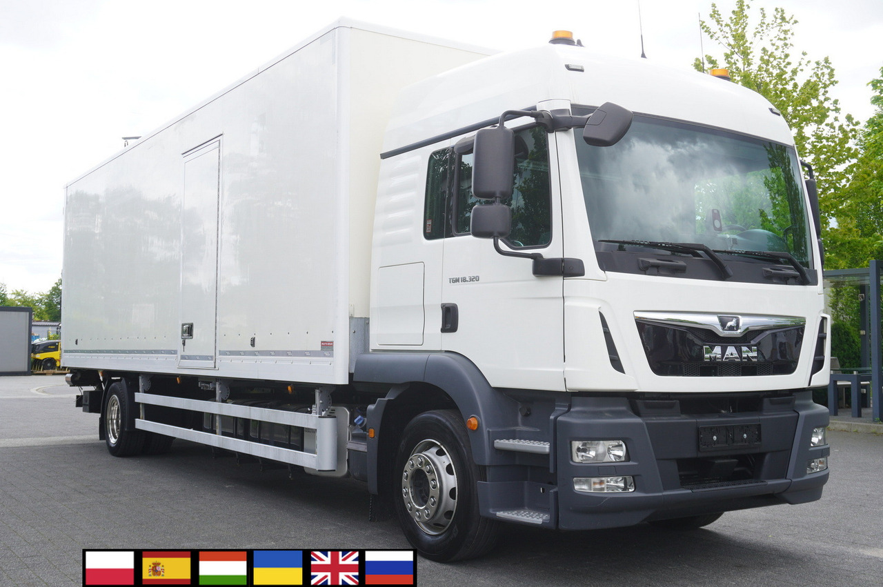 MAN TGM 18.320 / 21 EPAL box / 180 tho. km / Dhollandia 2500 kg / sleeping cab - משאית תיבה: תמונה 1 MAN TGM 18.320 / 21 EPAL box / 180 tho. km / Dhollandia 2500 kg / sleeping cab - משאית תיבה: תמונה 1