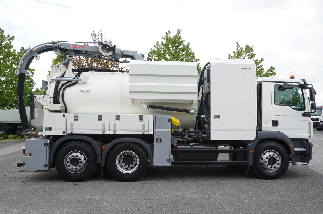 MAN TGM 26.340 E6 / RIVARD sewage cleaner 11.8 m3 / 170 tho. km / steered axle - משאית ואקום: תמונה 2 MAN TGM 26.340 E6 / RIVARD sewage cleaner 11.8 m3 / 170 tho. km / steered axle - משאית ואקום: תמונה 2
