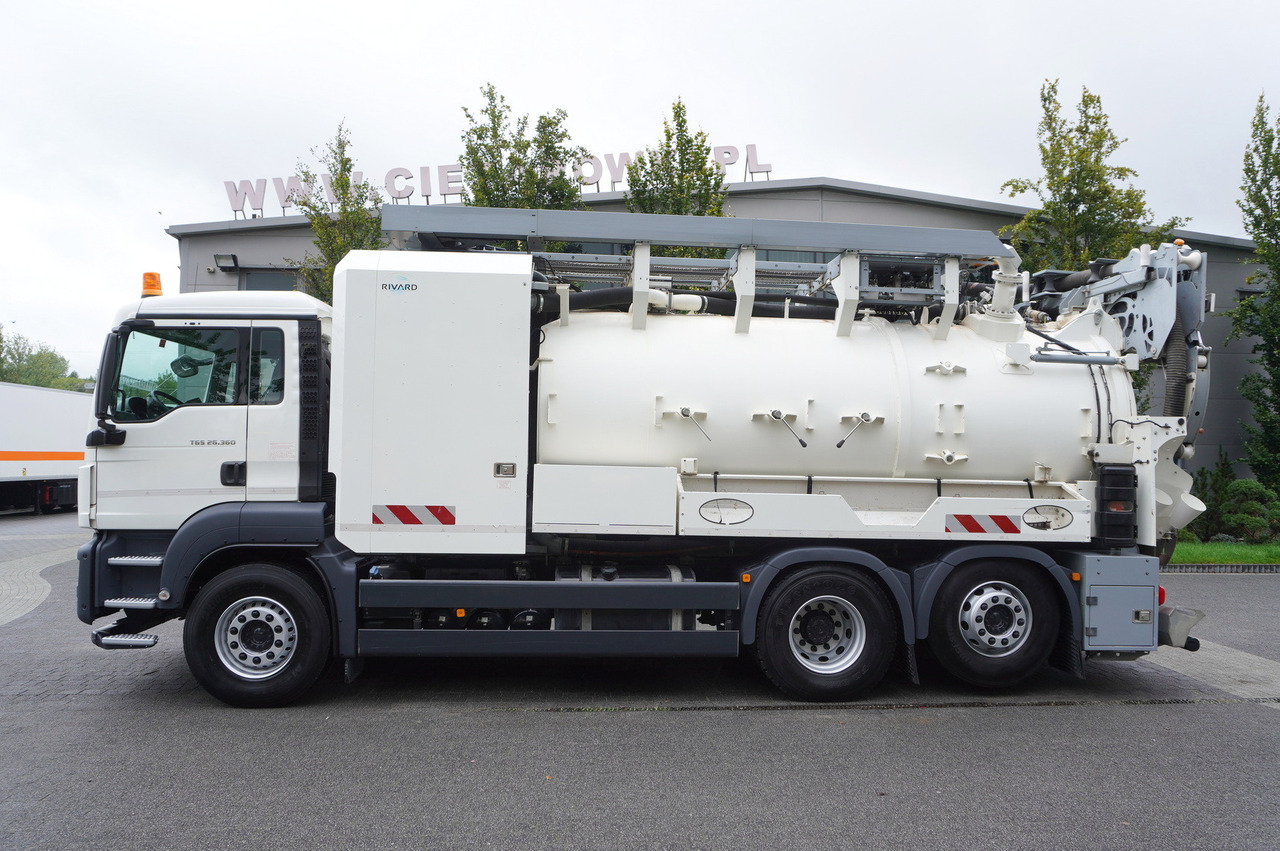 MAN TGS 26.360 E6 / RIVARD sewage cleaner 18 m3 / 180 tho. km / steering axle / 2 units - משאית ואקום: תמונה 3 MAN TGS 26.360 E6 / RIVARD sewage cleaner 18 m3 / 180 tho. km / steering axle / 2 units - משאית ואקום: תמונה 3