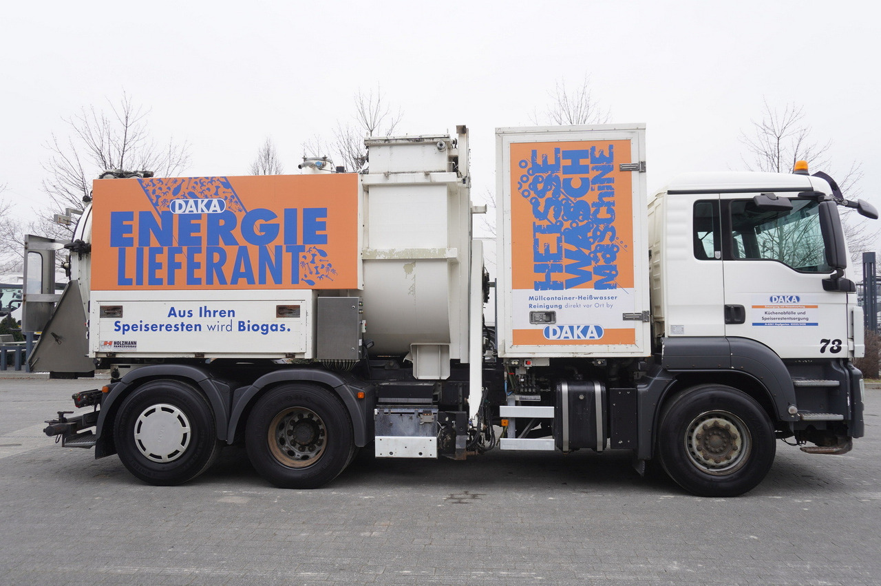 MAN TGS 26.360 / Holzmann Fahrzeugbau HBS 28/120.00 kitchen waste vehicle / Euro 5 - משאית אשפה: תמונה 5 MAN TGS 26.360 / Holzmann Fahrzeugbau HBS 28/120.00 kitchen waste vehicle / Euro 5 - משאית אשפה: תמונה 5