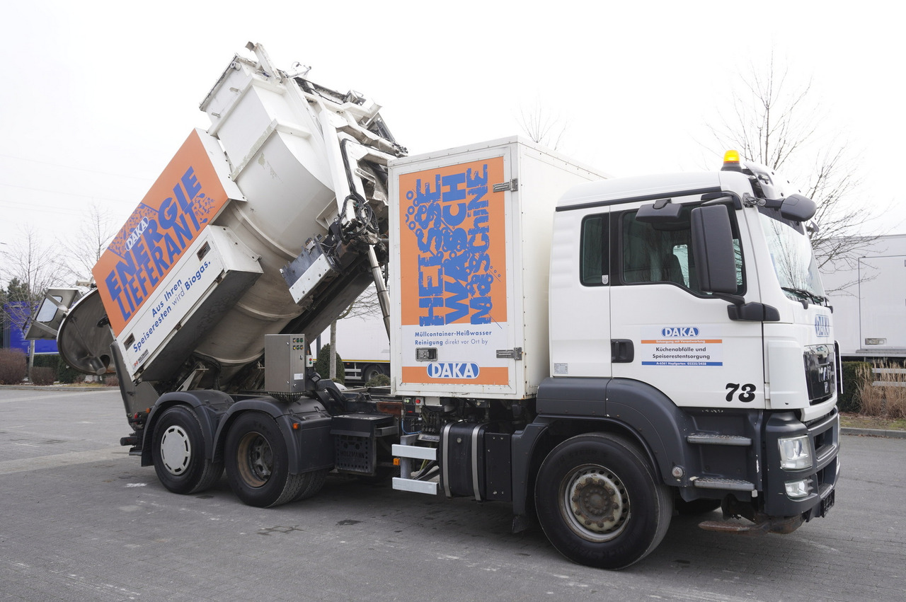 משאית אשפה MAN TGS 26.360 / Holzmann Fahrzeugbau HBS 28/120.00 kitchen waste vehicle / Euro 5: תמונה 12