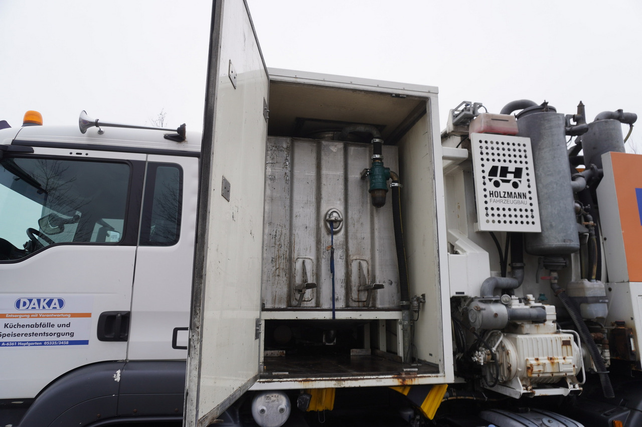 משאית אשפה MAN TGS 26.360 / Holzmann Fahrzeugbau HBS 28/120.00 kitchen waste vehicle / Euro 5: תמונה 15