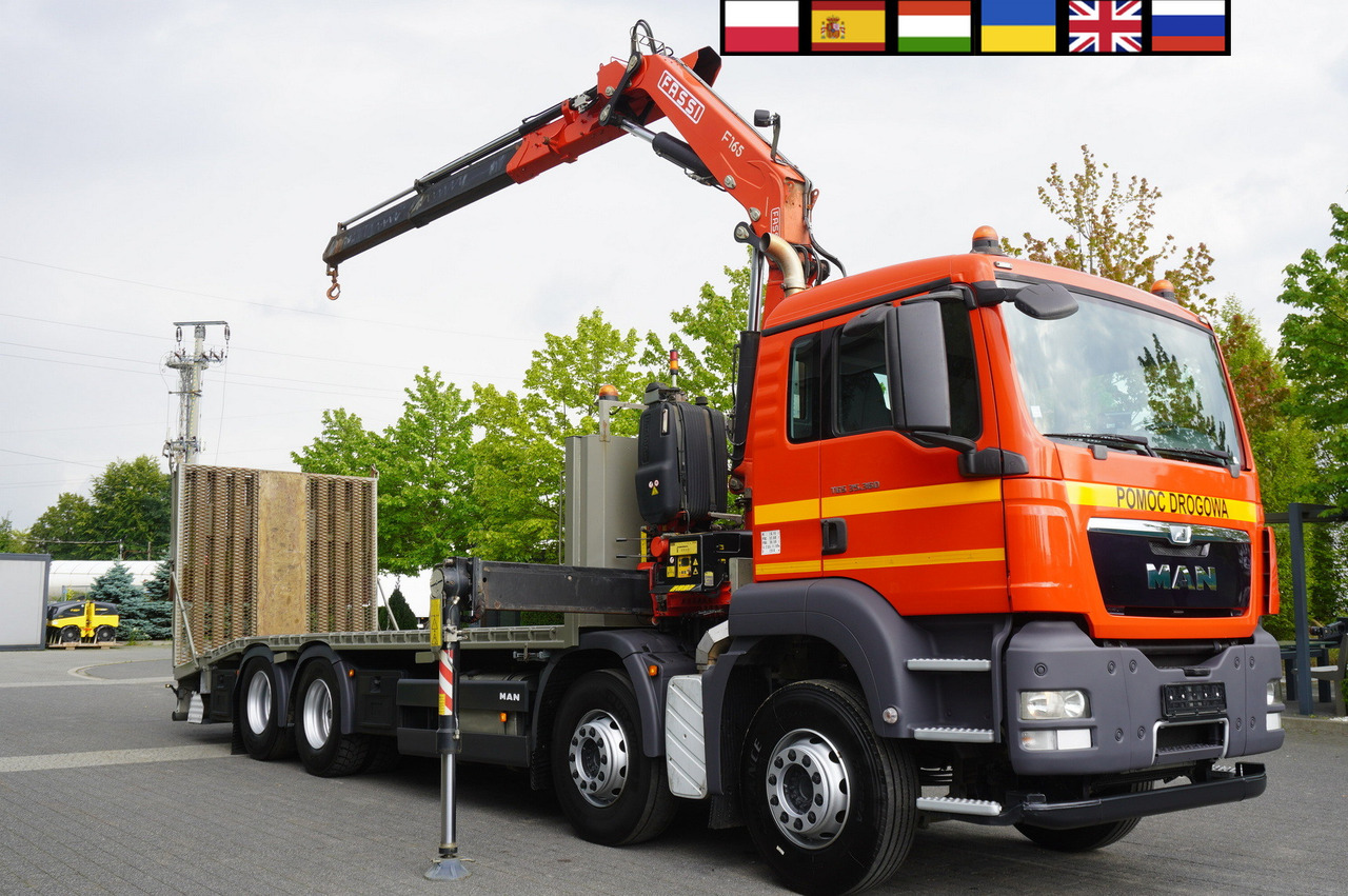 MAN TGS 35.360 E5 8x2 / FASSI F165 / 5.4 T cap. / 8.25 m reach - משאית גרירה: תמונה 1 MAN TGS 35.360 E5 8x2 / FASSI F165 / 5.4 T cap. / 8.25 m reach - משאית גרירה: תמונה 1