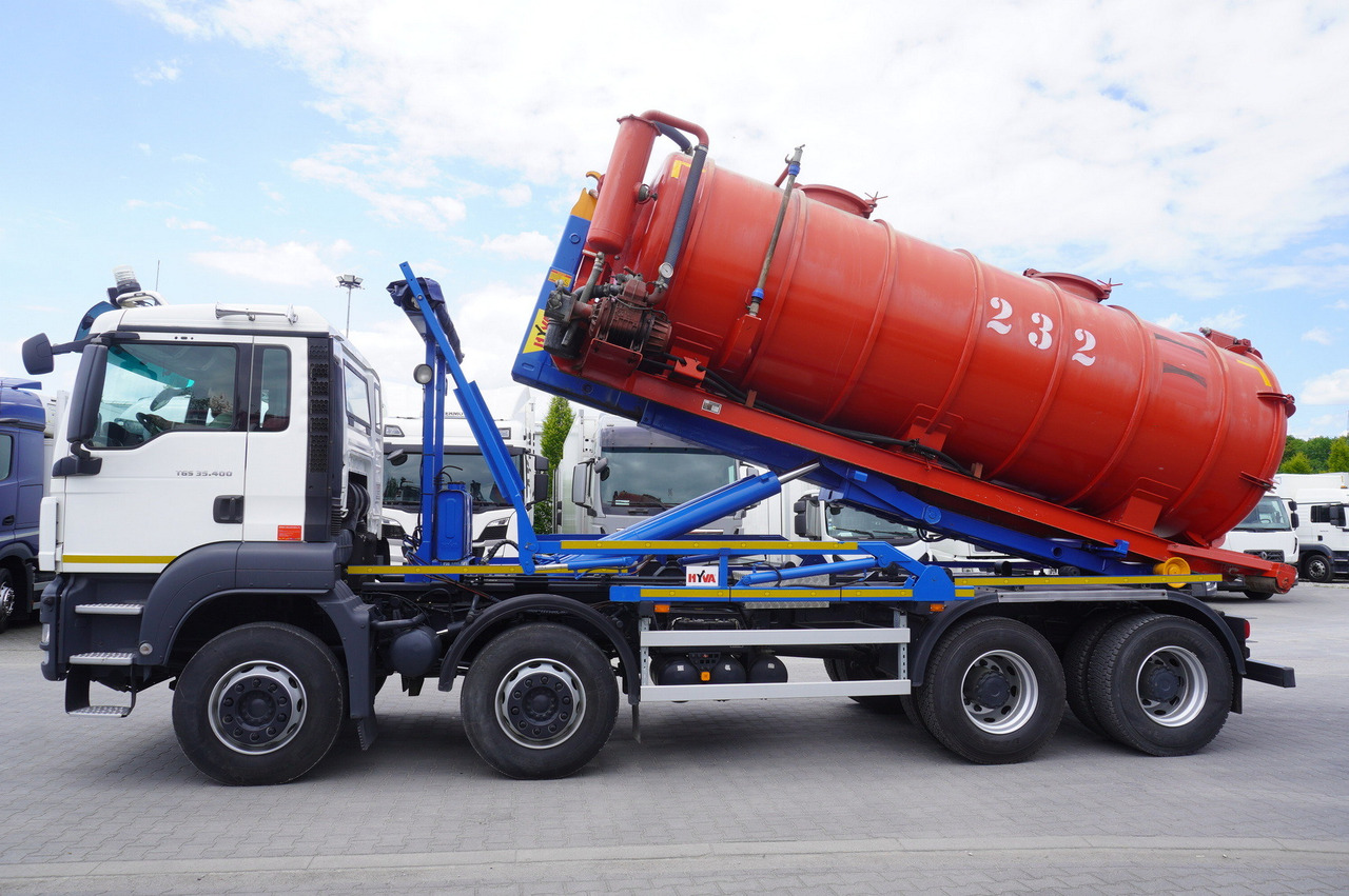MAN TGS 35.400 8 × 4 E5 / HYVA HOOK LIFT 32.56 SE / Septic barrel 13000 L - מכל תערובת: תמונה 3 MAN TGS 35.400 8 × 4 E5 / HYVA HOOK LIFT 32.56 SE / Septic barrel 13000 L - מכל תערובת: תמונה 3