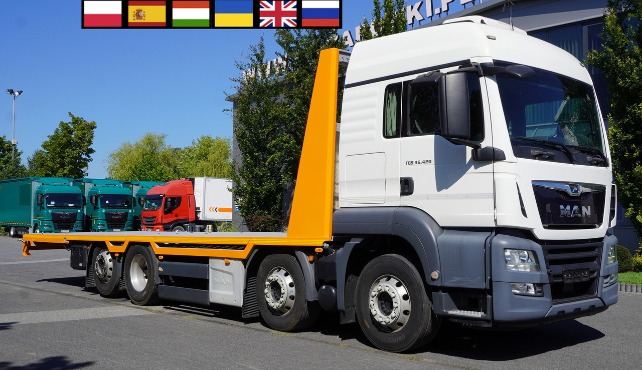 MAN TGS 35.420 8×2 / New tow truck / 3 steered axles / 20 T cap. / Sleeper cab - משאית הובלה אוטומטית: תמונה 1 MAN TGS 35.420 8×2 / New tow truck / 3 steered axles / 20 T cap. / Sleeper cab - משאית הובלה אוטומטית: תמונה 1