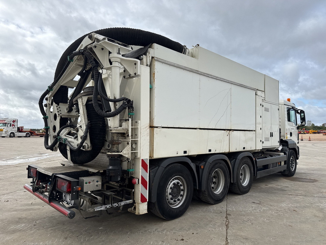 MAN TGS 35.480 8x4 / MTS 4A14T 36.000V vacuum truck / 10 m3 - משאית ואקום: תמונה 4 MAN TGS 35.480 8x4 / MTS 4A14T 36.000V vacuum truck / 10 m3 - משאית ואקום: תמונה 4