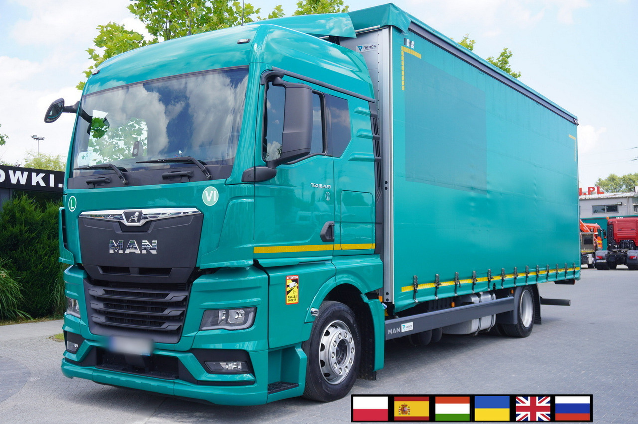 MAN TGX 18.470 / 2022 / Curtainsider 19 EPAL / Retarder / 15 units - משאית וילונות צד: תמונה 1 MAN TGX 18.470 / 2022 / Curtainsider 19 EPAL / Retarder / 15 units - משאית וילונות צד: תמונה 1