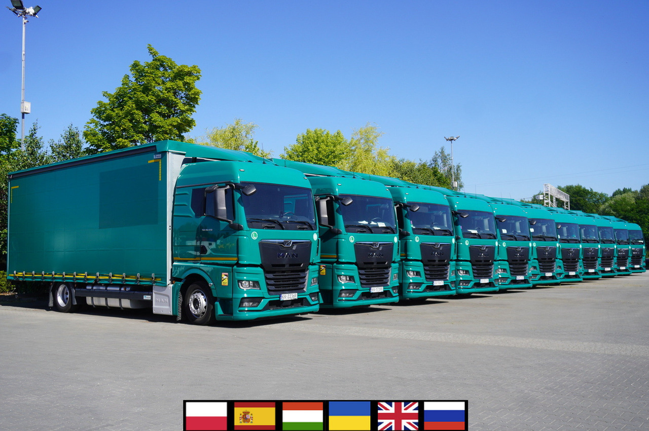 MAN TGX 18.470 / 2022 / Curtainsider 19 EPAL / Retarder / 15 units - משאית וילונות צד: תמונה 1 MAN TGX 18.470 / 2022 / Curtainsider 19 EPAL / Retarder / 15 units - משאית וילונות צד: תמונה 1
