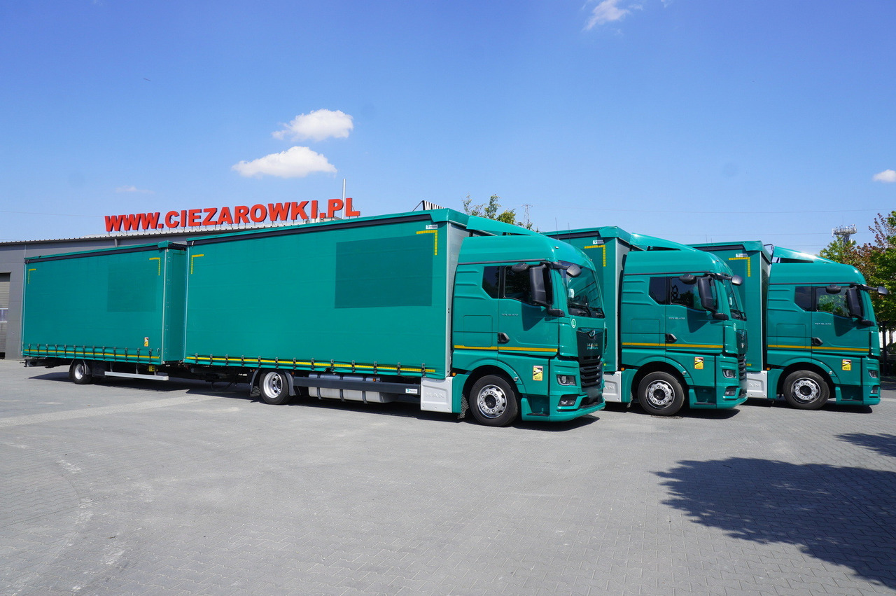 MAN TGX 18.470 / Trailer 19 EPAL / Curtainsider 19 EPAL / 2022 / Retarder / 15 units - משאית וילונות צד: תמונה 2 MAN TGX 18.470 / Trailer 19 EPAL / Curtainsider 19 EPAL / 2022 / Retarder / 15 units - משאית וילונות צד: תמונה 2