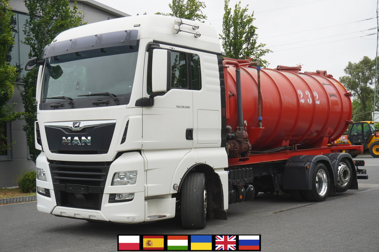 MAN TGX 26.500 / NEW Stal Septic barrel 13000 l / steering 3rd axle - מכל תערובת: תמונה 1 MAN TGX 26.500 / NEW Stal Septic barrel 13000 l / steering 3rd axle - מכל תערובת: תמונה 1
