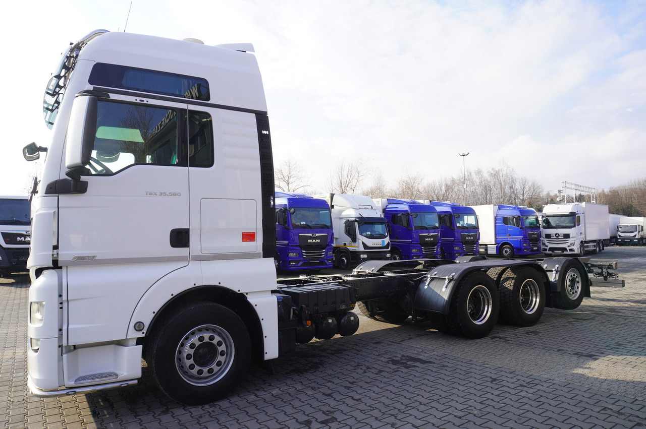 משאית עם שלדת תא MAN TGX 35.580 E6 8x4/4 - 8.8m chassis frame: תמונה 7
