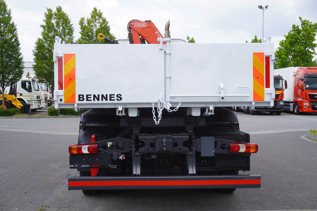 משאית מנוף MERCEDES-BENZ AROCS 2633 6x4 / 5.5 T crane FASSI F135 / Tipper 15 EPAL: תמונה 7