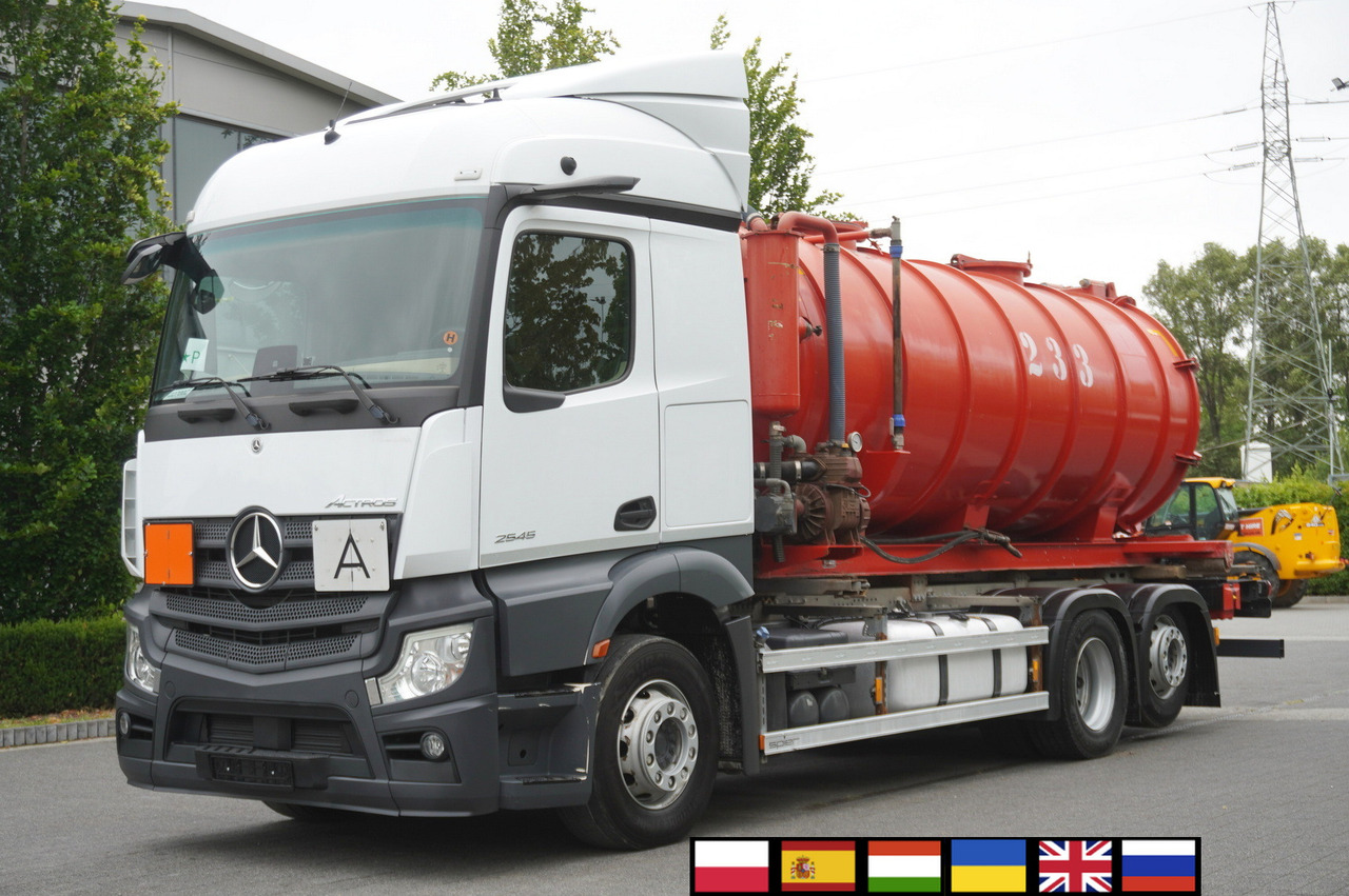 MERCEDES-BENZ Actros 2545 6 × 2 MP5 / NEW septic barrel 13000 L - מכל תערובת: תמונה 1 MERCEDES-BENZ Actros 2545 6 × 2 MP5 / NEW septic barrel 13000 L - מכל תערובת: תמונה 1