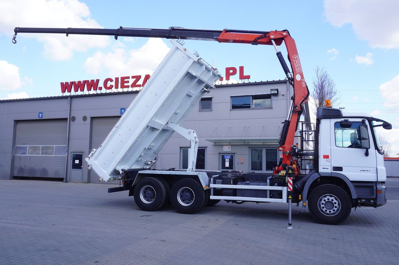 MERCEDES-BENZ Actros 2641 6×4 E5 / Crane / Dumper / 110000 km! - משאית צד נופל/ שטוחה, משאית מנוף: תמונה 3 MERCEDES-BENZ Actros 2641 6×4 E5 / Crane / Dumper / 110000 km! - משאית צד נופל/ שטוחה, משאית מנוף: תמונה 3