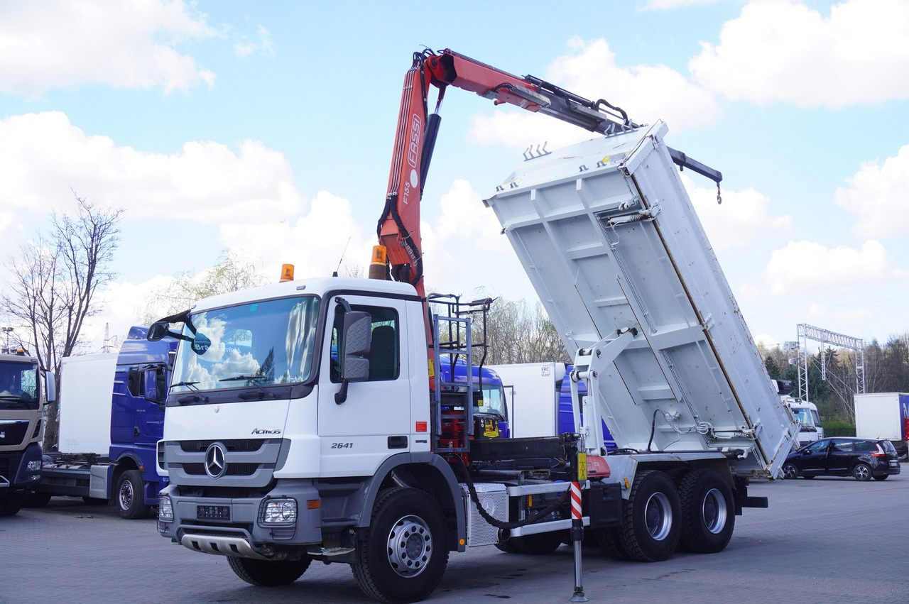 MERCEDES-BENZ Actros 2641 6×4 E5 / Crane / Dumper / 110000 km! - משאית צד נופל/ שטוחה, משאית מנוף: תמונה 2 MERCEDES-BENZ Actros 2641 6×4 E5 / Crane / Dumper / 110000 km! - משאית צד נופל/ שטוחה, משאית מנוף: תמונה 2