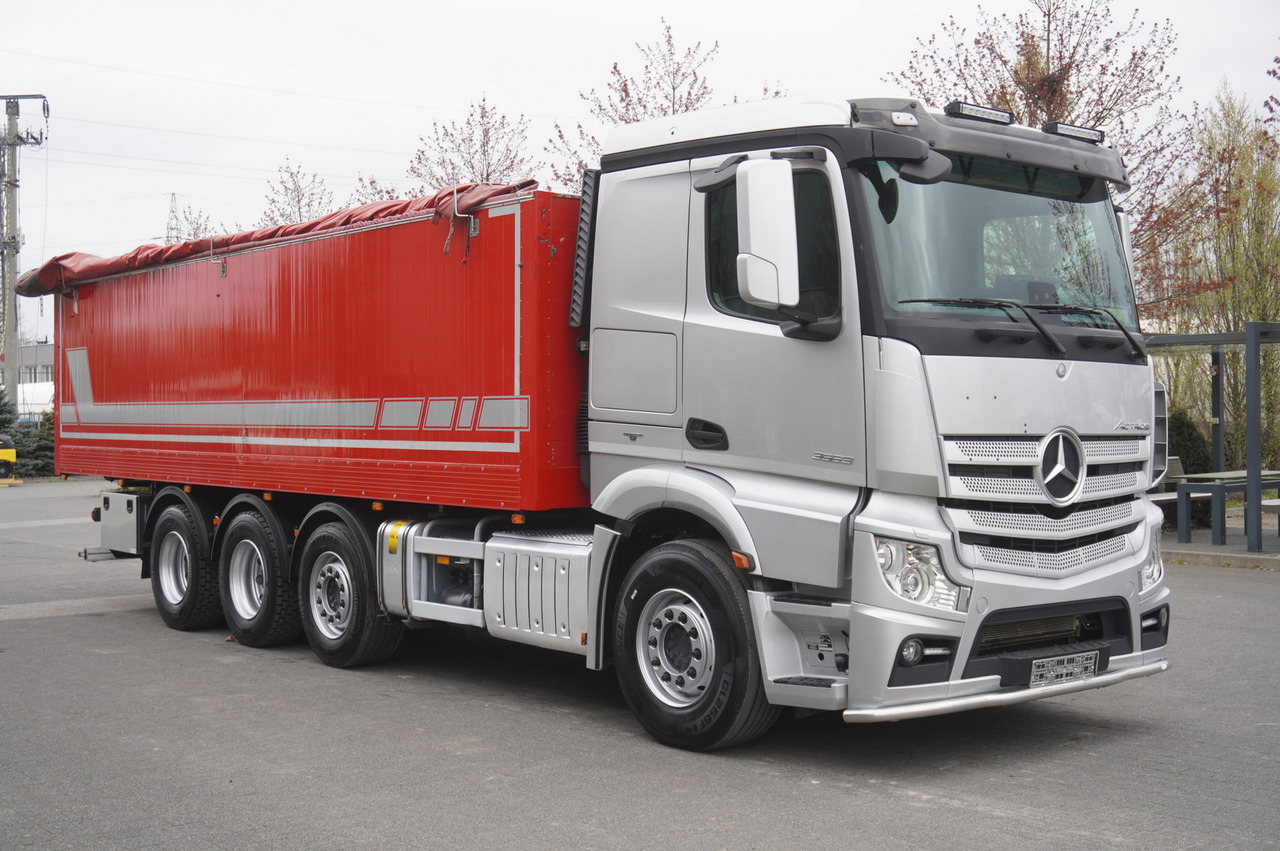 משאית צד נופל/ שטוחה MERCEDES-BENZ Actros 3563 8x4 / Tipper for grain 20 t load capacity: תמונה 11 משאית צד נופל/ שטוחה MERCEDES-BENZ Actros 3563 8x4 / Tipper for grain 20 t load capacity: תמונה 11