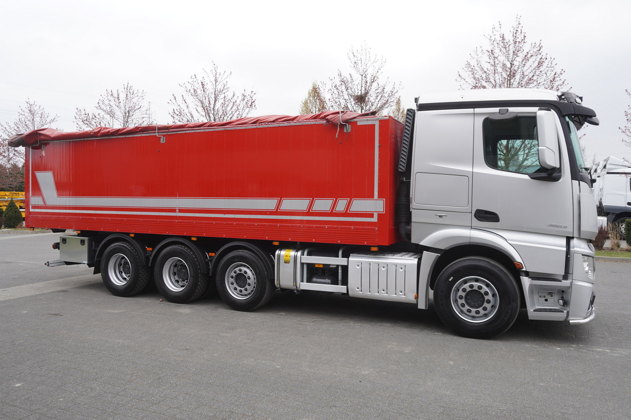 משאית צד נופל/ שטוחה MERCEDES-BENZ Actros 3563 8x4 / Tipper for grain 20 t load capacity: תמונה 10 משאית צד נופל/ שטוחה MERCEDES-BENZ Actros 3563 8x4 / Tipper for grain 20 t load capacity: תמונה 10