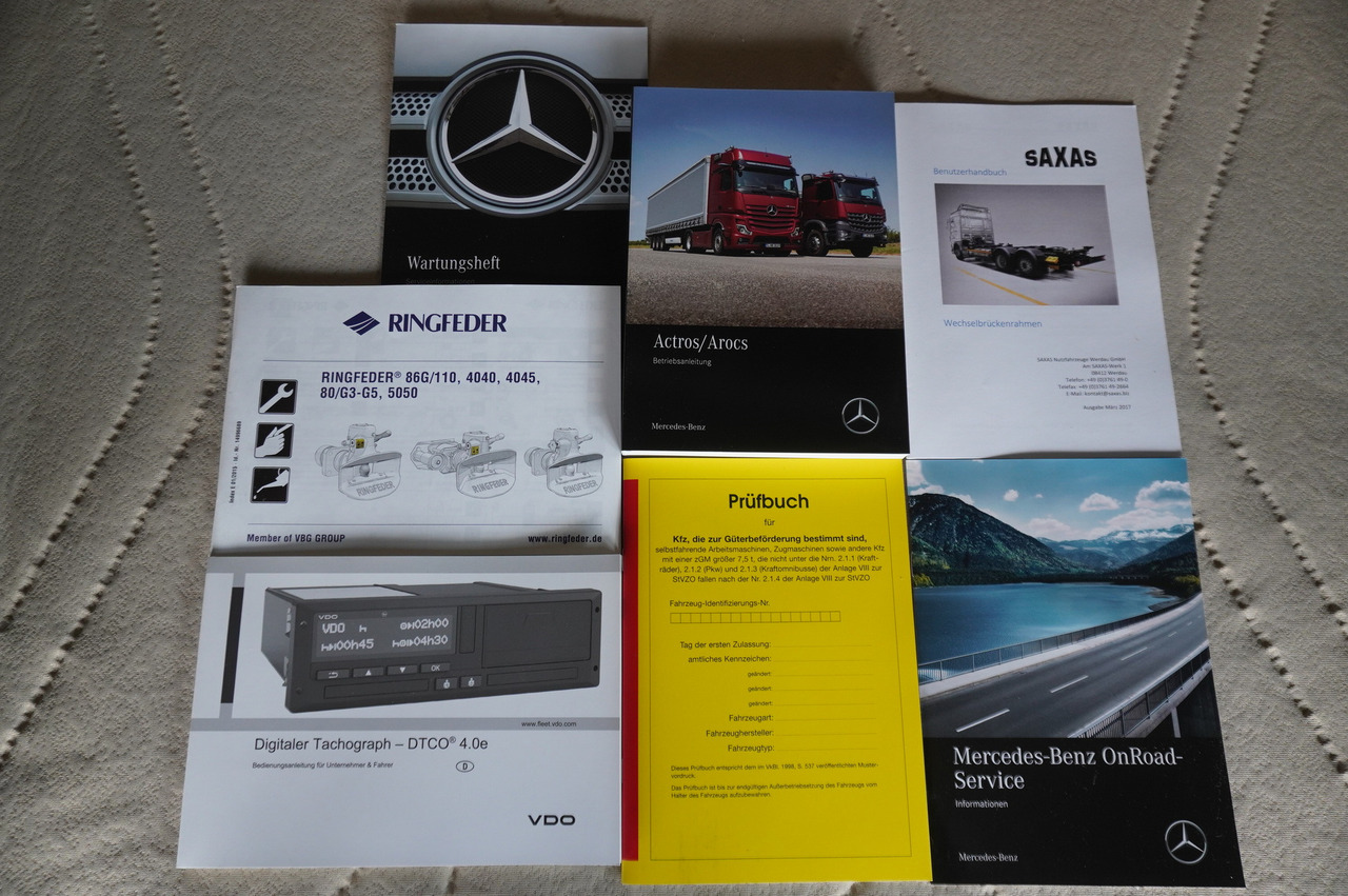מוביל מכולות/ משאית החלפת גוף MERCEDES-BENZ Actros L 2545 MP5 / BDF / 2022 / 290 tho. km: תמונה 26