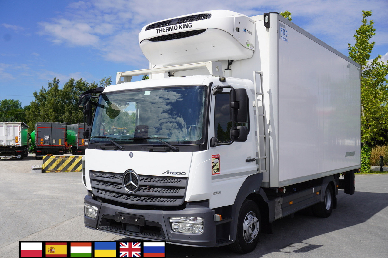 MERCEDES-BENZ Atego 1021 / Lamberet meat hook refrigerator / Carcass elevator 1000 kg / Thermoking T800 R - משאית קירור, משאית מנוף: תמונה 1 MERCEDES-BENZ Atego 1021 / Lamberet meat hook refrigerator / Carcass elevator 1000 kg / Thermoking T800 R - משאית קירור, משאית מנוף: תמונה 1