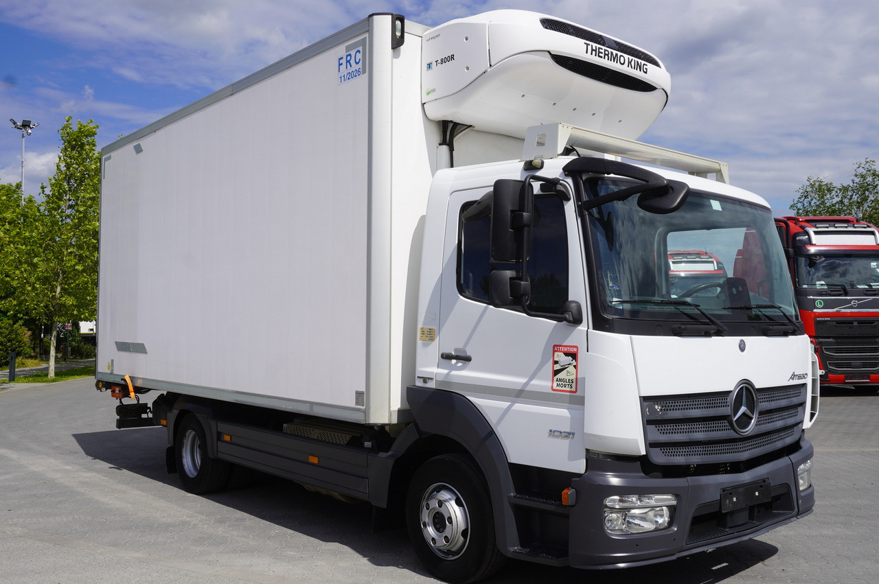 משאית קירור, משאית מנוף עבור הובלה של בשר MERCEDES-BENZ Atego 1021 / Lamberet meat hook refrigerator / Carcass elevator 1000 kg / Thermoking T800 R: תמונה 8