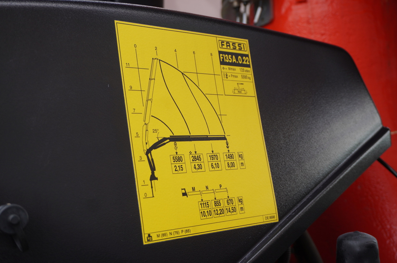 משאית צד נופל/ שטוחה, משאית מנוף RENAULT C280 DTI 8 / FASSI crane 5.6 T / range 8 m / Flatbed 15 EPAL: תמונה 9 משאית צד נופל/ שטוחה, משאית מנוף RENAULT C280 DTI 8 / FASSI crane 5.6 T / range 8 m / Flatbed 15 EPAL: תמונה 9