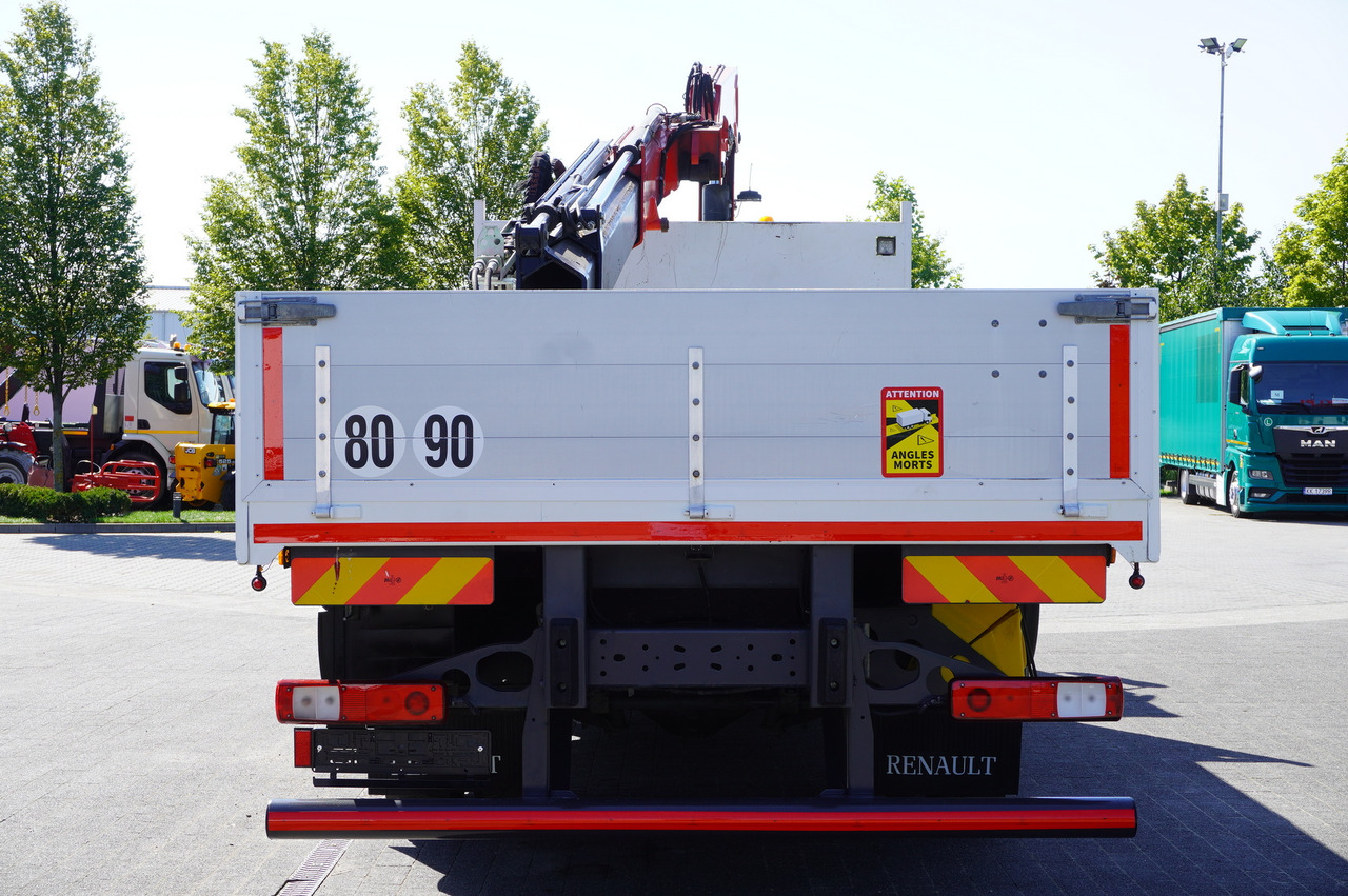 RENAULT C280 DTI 8 / FASSI crane 5.6 T / range 8 m / Flatbed 15 EPAL - משאית צד נופל/ שטוחה, משאית מנוף: תמונה 3 RENAULT C280 DTI 8 / FASSI crane 5.6 T / range 8 m / Flatbed 15 EPAL - משאית צד נופל/ שטוחה, משאית מנוף: תמונה 3