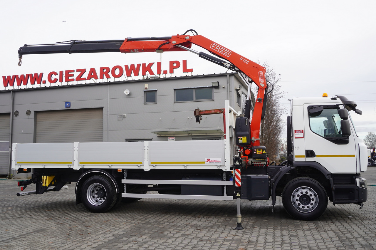 משאית צד נופל/ שטוחה, משאית מנוף RENAULT C280 DTI 8 / FASSI crane 5.6 T / range 8 m / Flatbed 15 EPAL: תמונה 14 משאית צד נופל/ שטוחה, משאית מנוף RENAULT C280 DTI 8 / FASSI crane 5.6 T / range 8 m / Flatbed 15 EPAL: תמונה 14